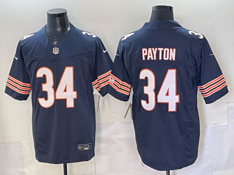 Men 2026 Chicago Bears #34 Payton Blue 3th generations Nike Limited NFL Jersey style 002->chicago bears->NFL Jersey